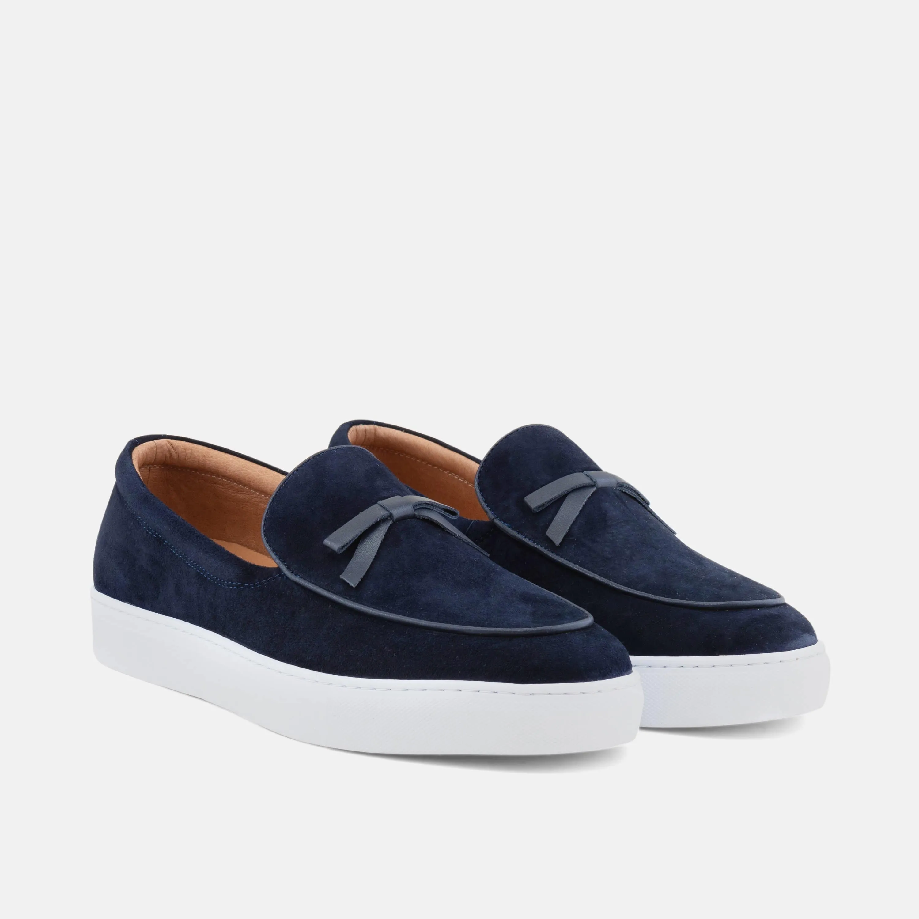 Odell Navy Suede Loafer Sneakers