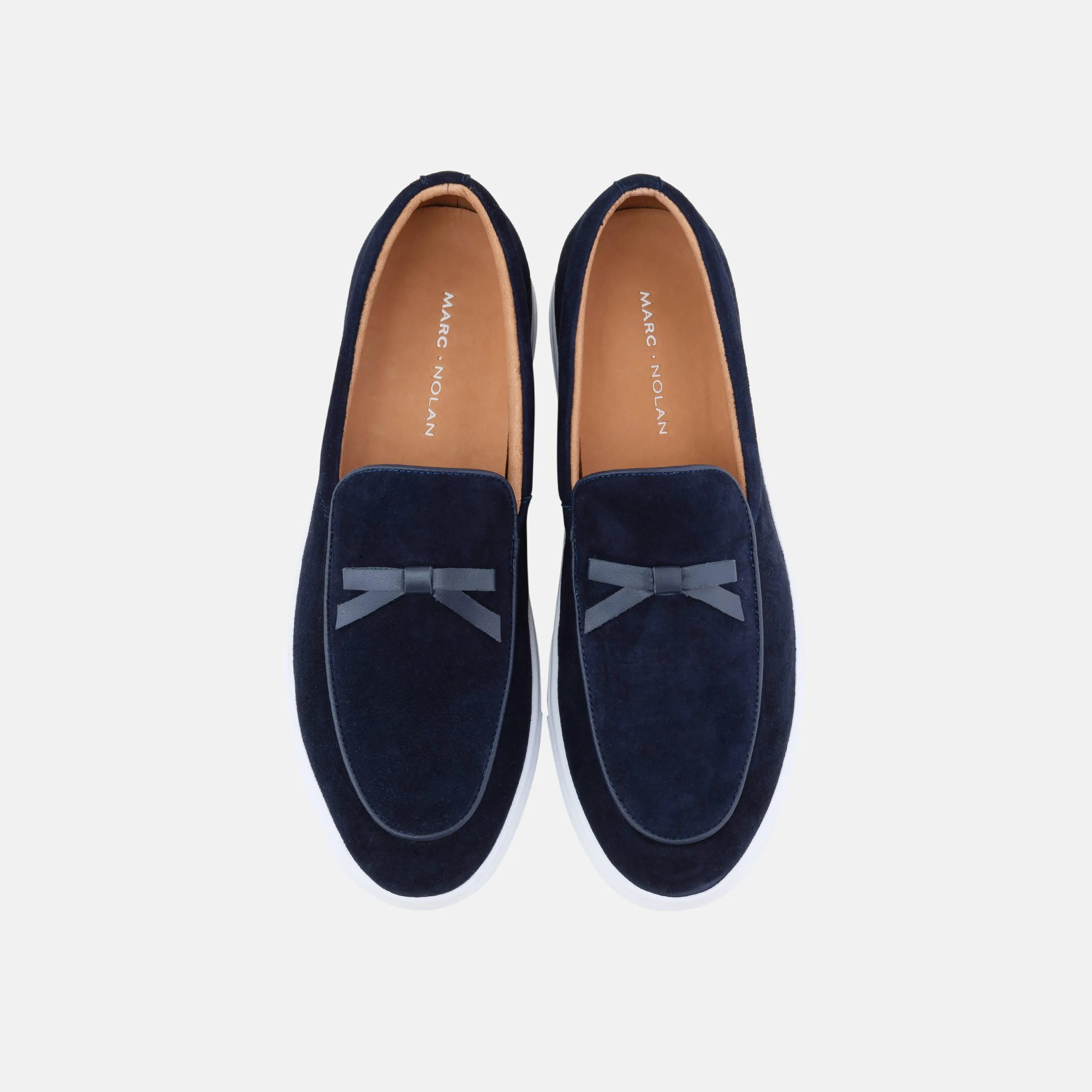 Odell Navy Suede Loafer Sneakers