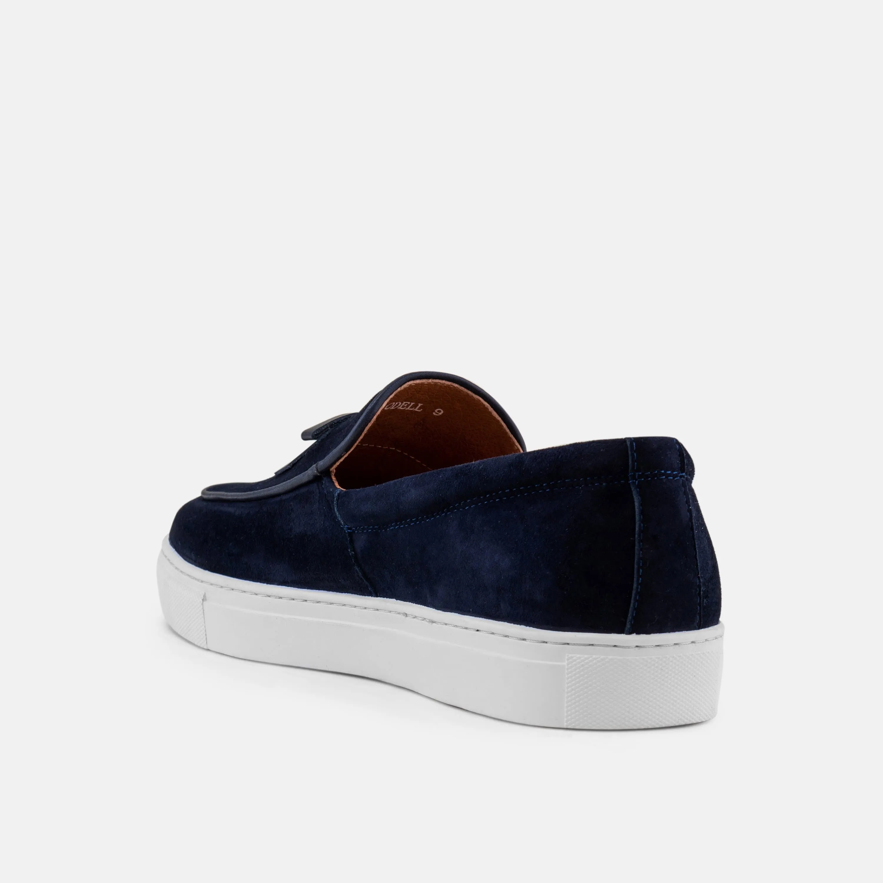 Odell Navy Suede Loafer Sneakers