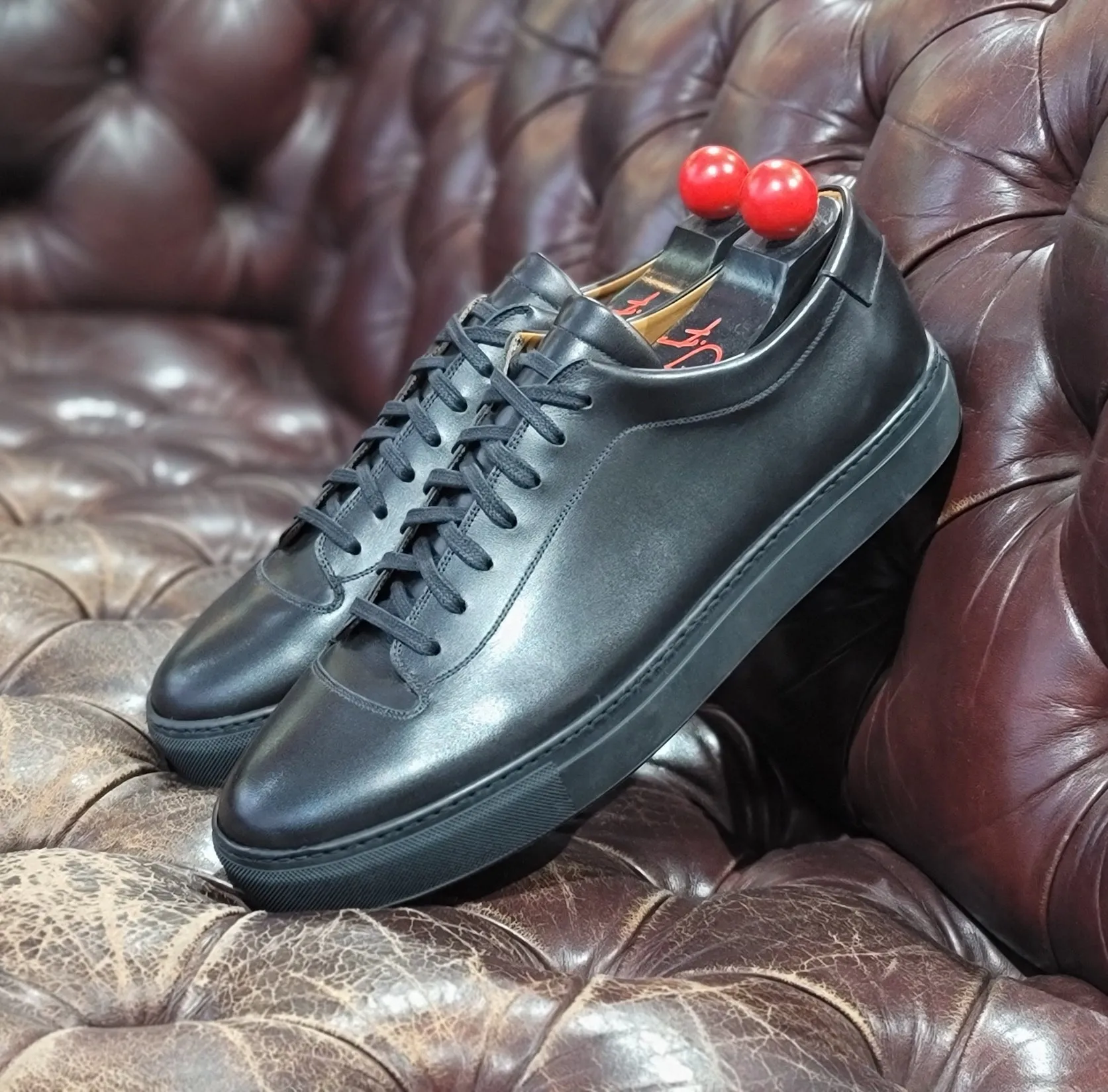 Olympia Calf Calf Black Sole