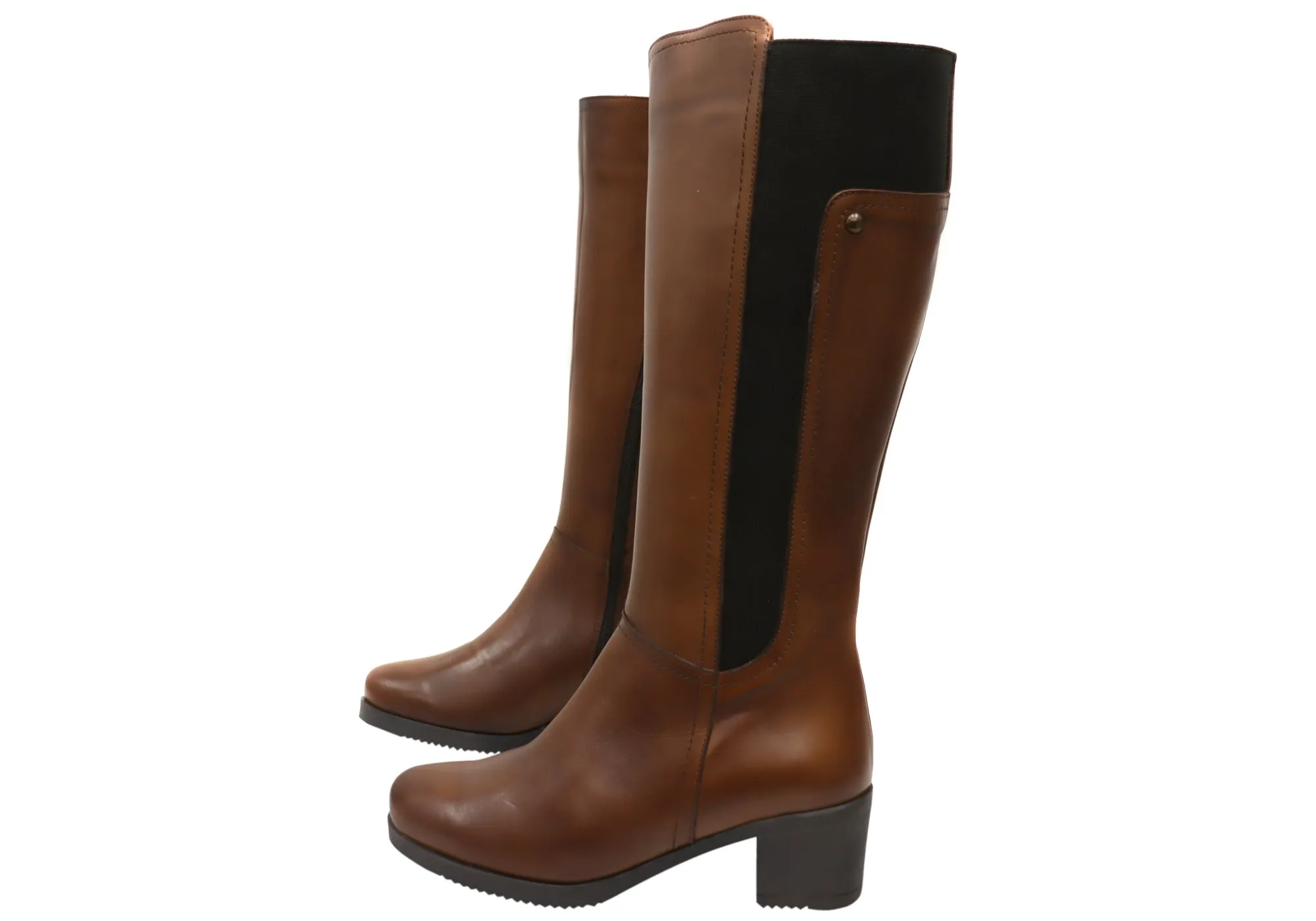 Orizonte Lezzar Womens European Comfortable Leather Knee High Boots