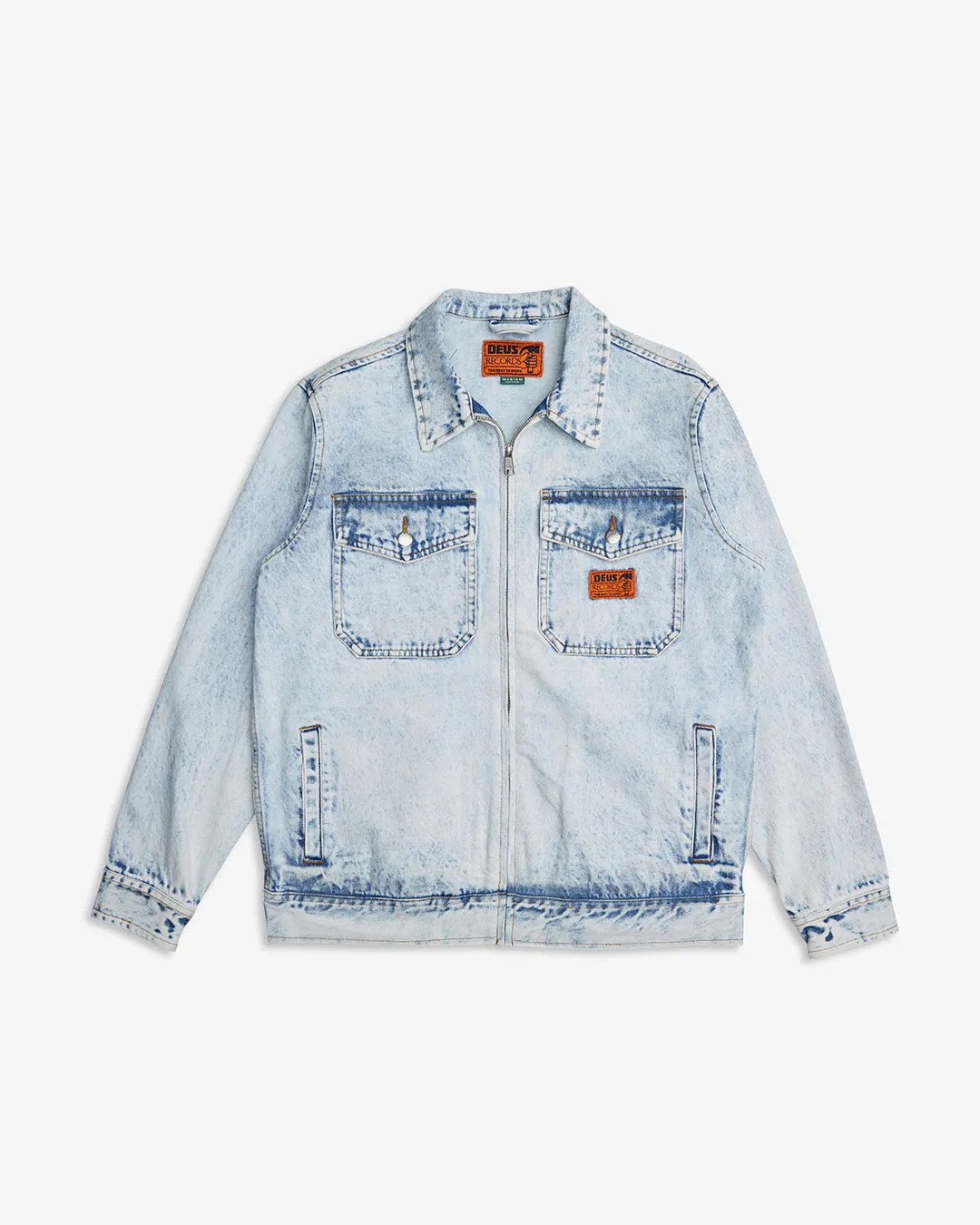 ORTIZ GARAGE JACKET - LIGHT BLUE WASH