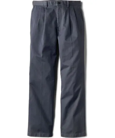 Orvis Men's Ultimate Khakis Pleated Front Twill Pants Carbon