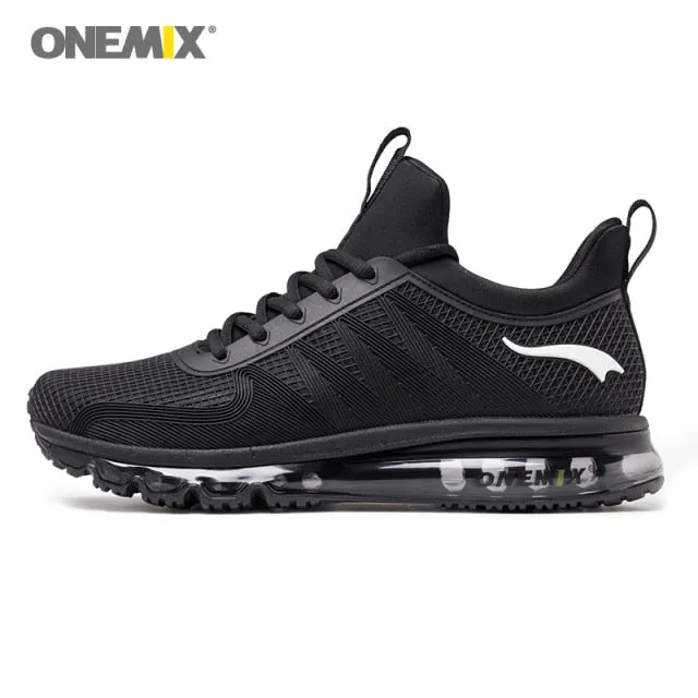 Outdoor running shoes with air cushioning for jogging and gym workouts.