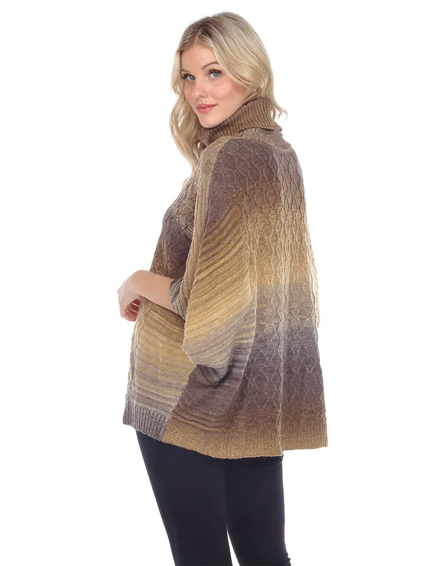 Palila Turtle Neck Poncho - Women's Turtleneck Poncho | Shop Now