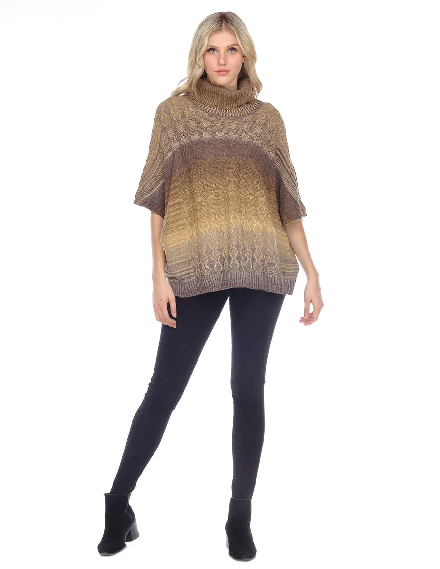 Palila Turtle Neck Poncho - Women's Turtleneck Poncho | Shop Now