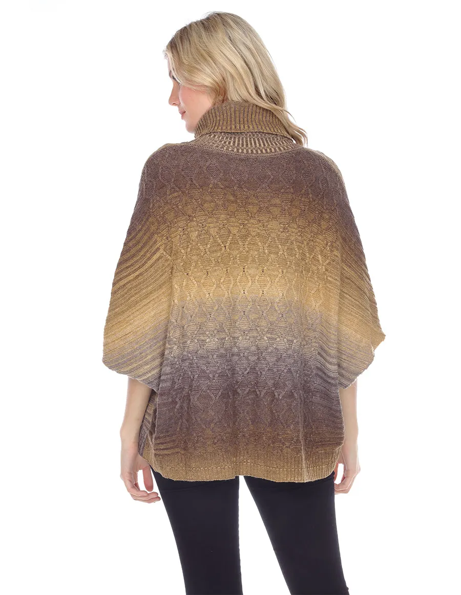 Palila Turtle Neck Poncho - Women's Turtleneck Poncho | Shop Now