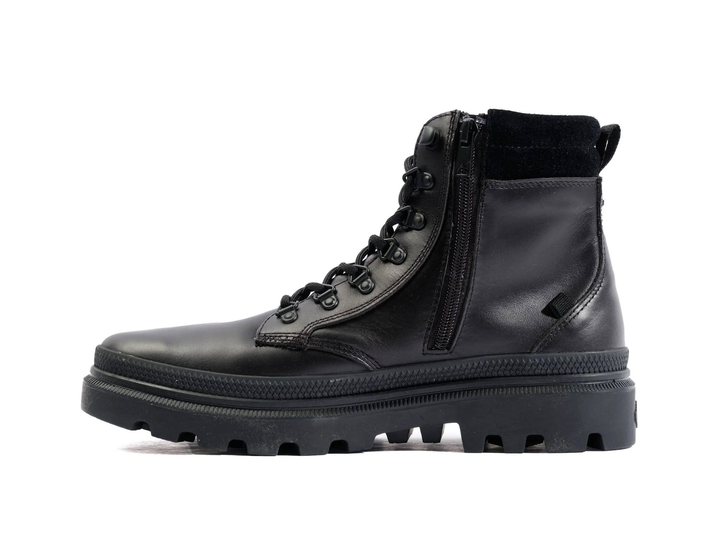 Pallatrooper Hiker Leather Boots - Black