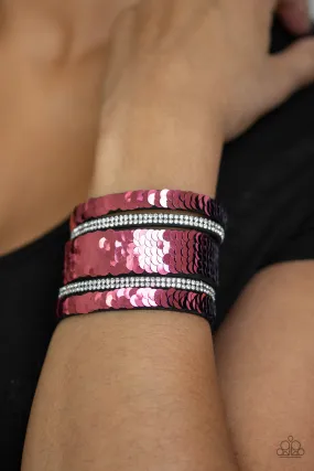 Paparazzi Accessories - Pink Mermaid Bracelet