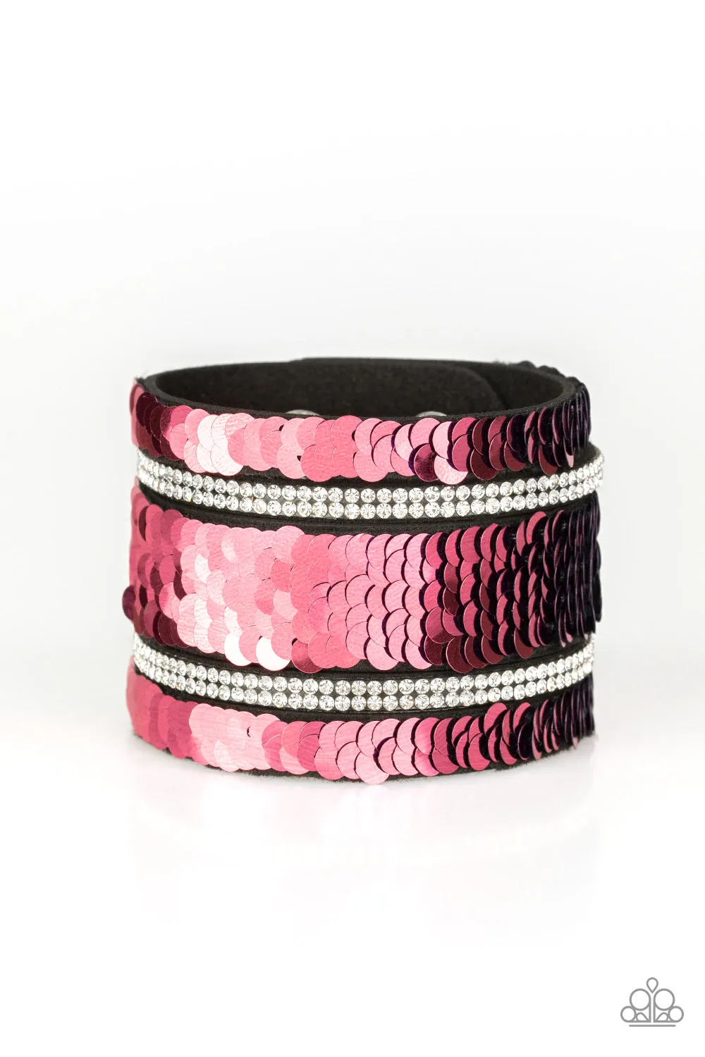 Paparazzi Accessories - Pink Mermaid Bracelet