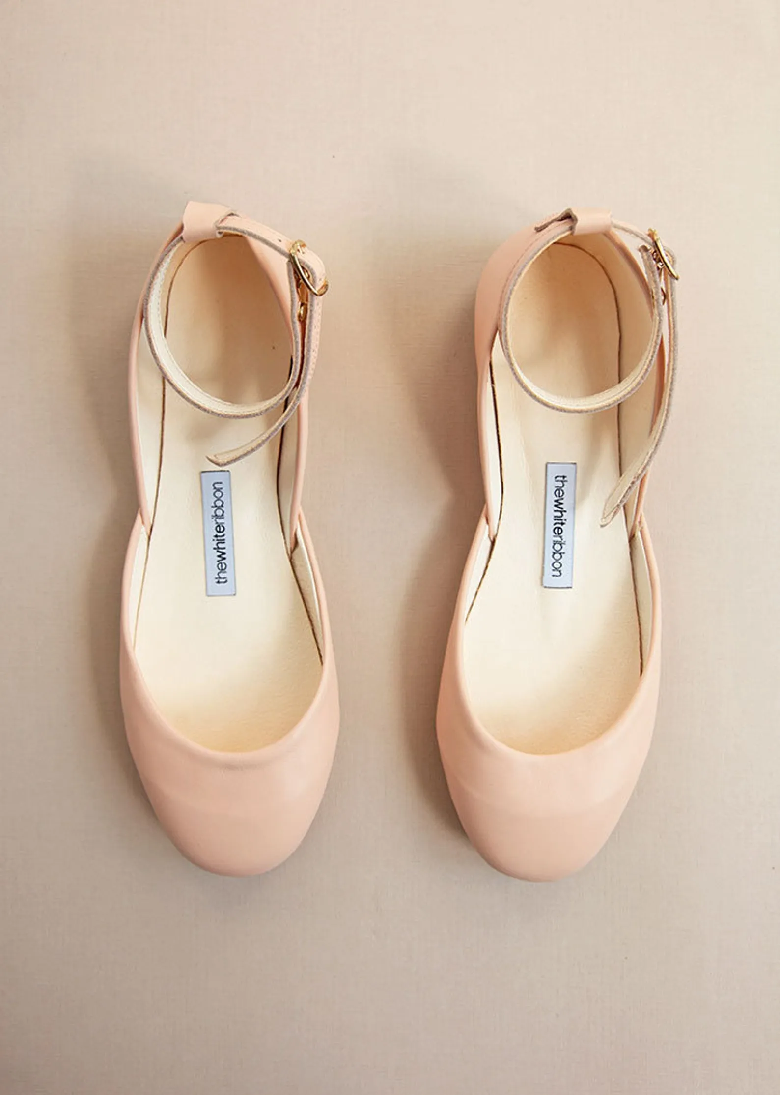 Peach Nude Luna Ballet Flats