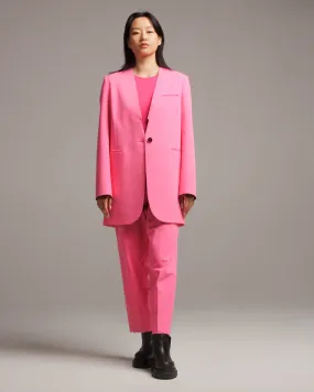 Pink Long Blazer