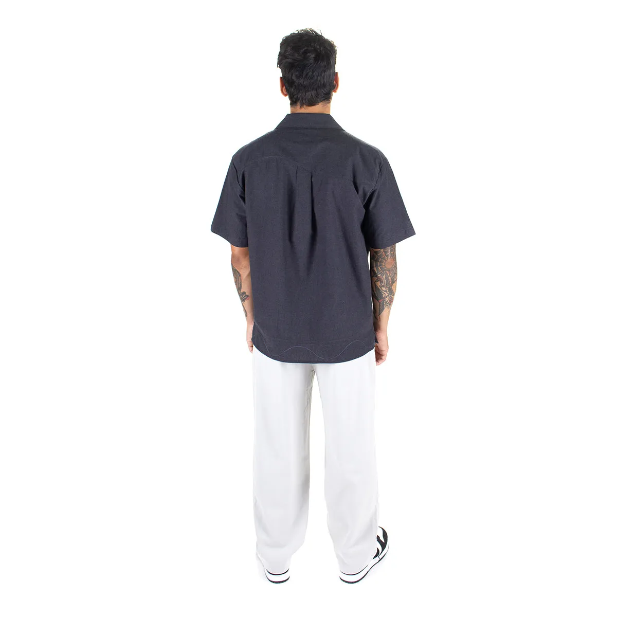 Pleated Twill Pants