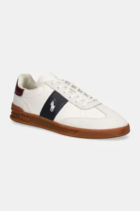 Polo Ralph Lauren leather sneakers Hrt Aera Pp white color 809954902001