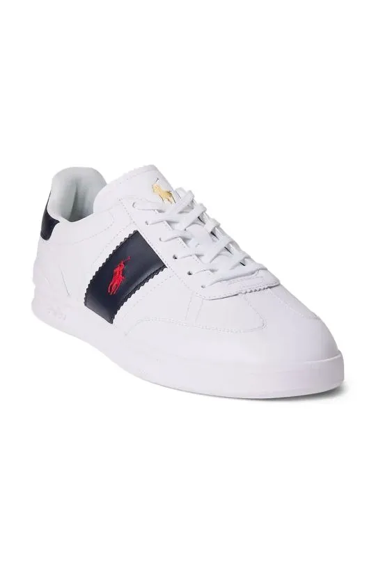 Polo Ralph Lauren leather sneakers Hrt Aera white color 809954593001.100