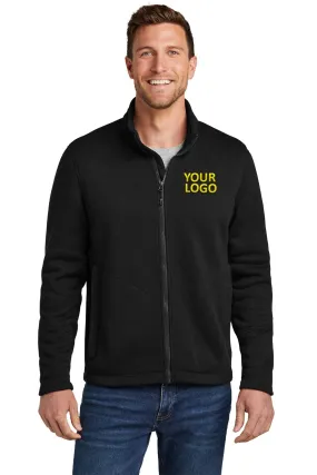 Port Authority Arc Sweater Fleece Customized Jackets, Deep Black