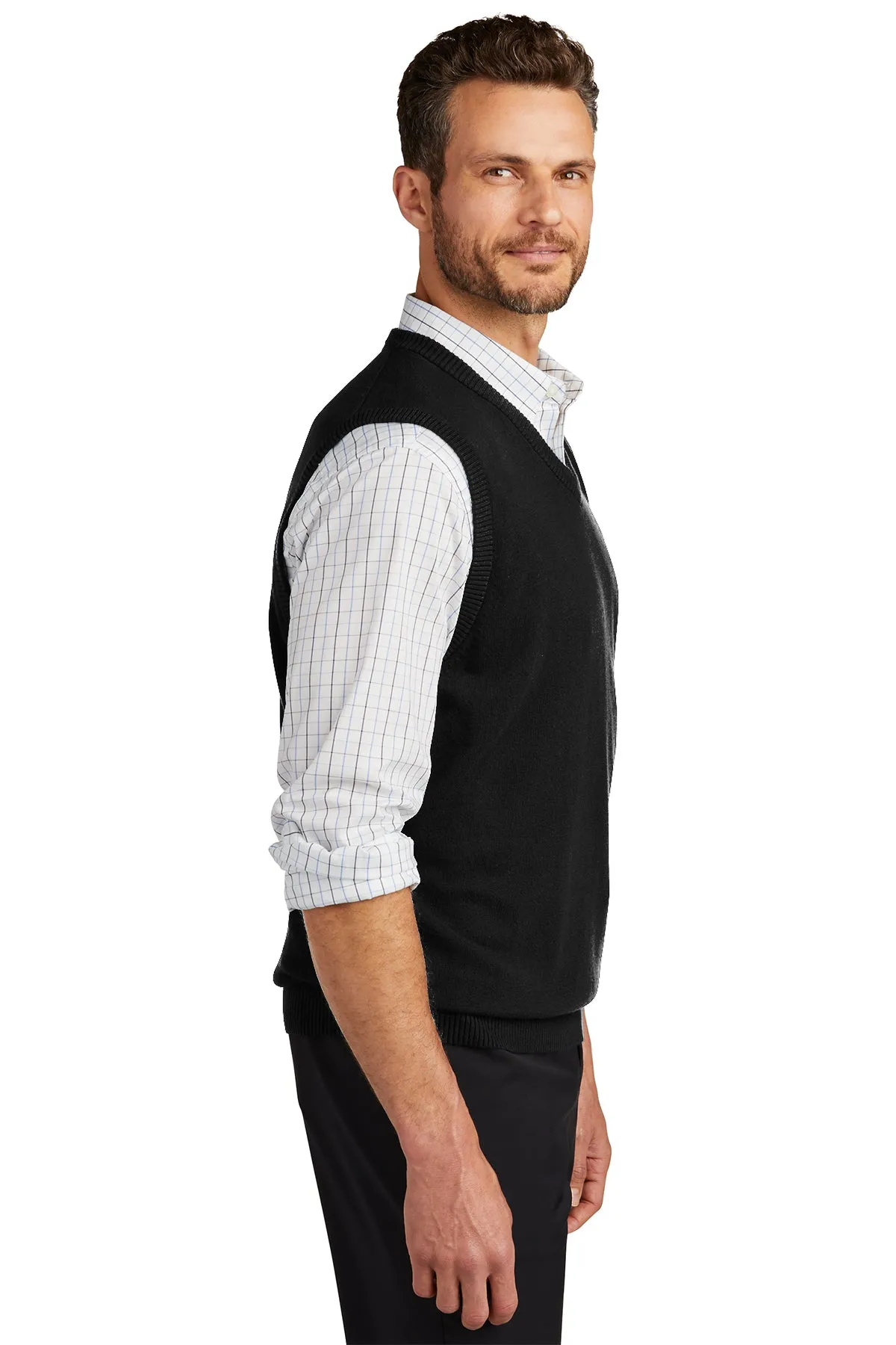 Port Authority Sweater Vest, Black [Allied Residential]