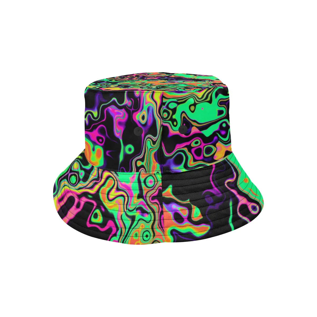 Radioactive spill bucket hat | UV blacklight reactive