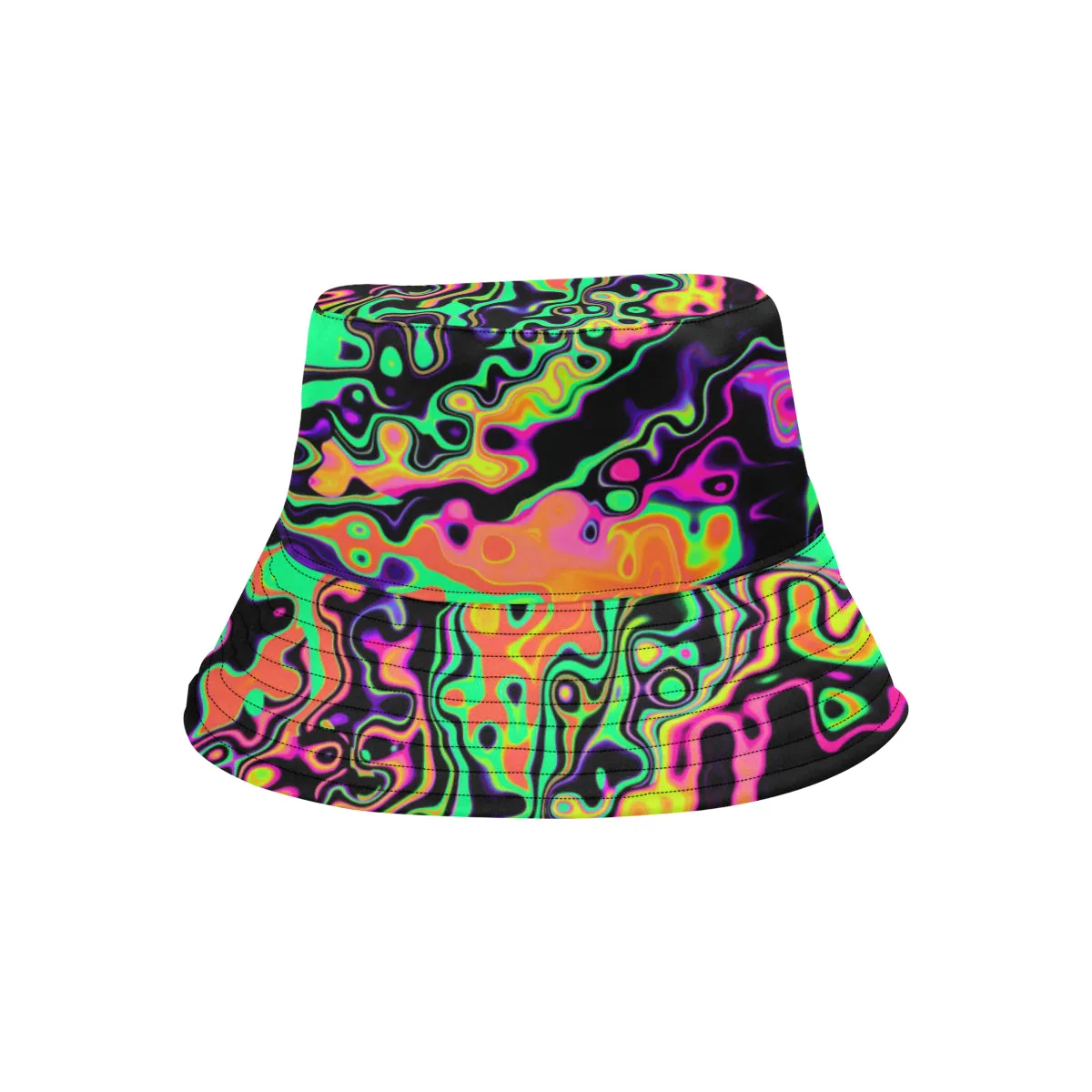 Radioactive spill bucket hat | UV blacklight reactive