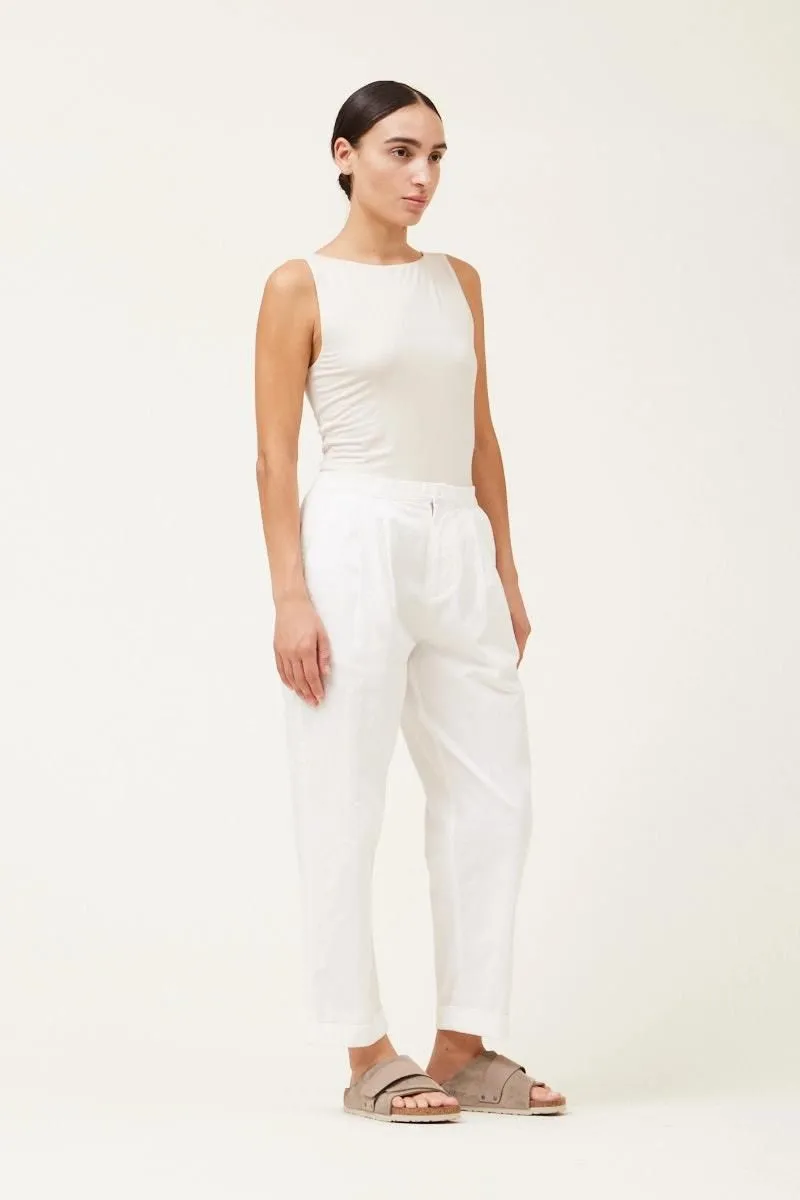 Relaxed Fit Twill Trousers.