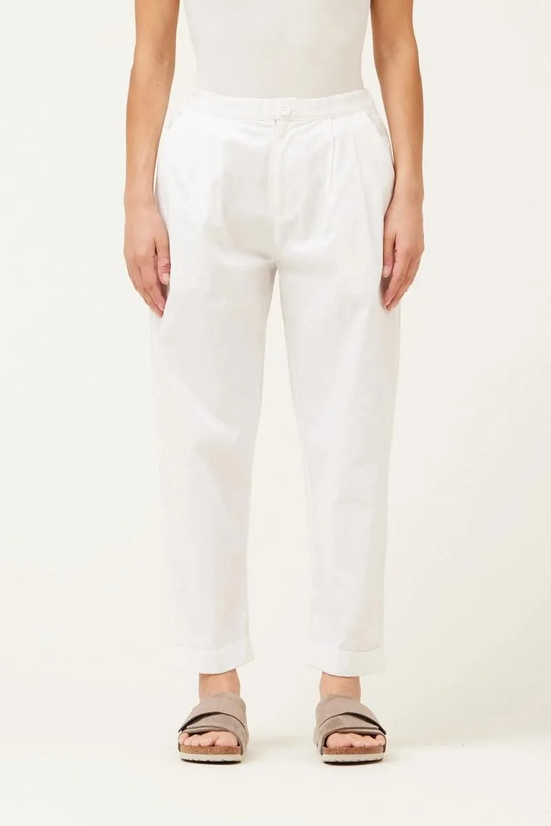 Relaxed Fit Twill Trousers.