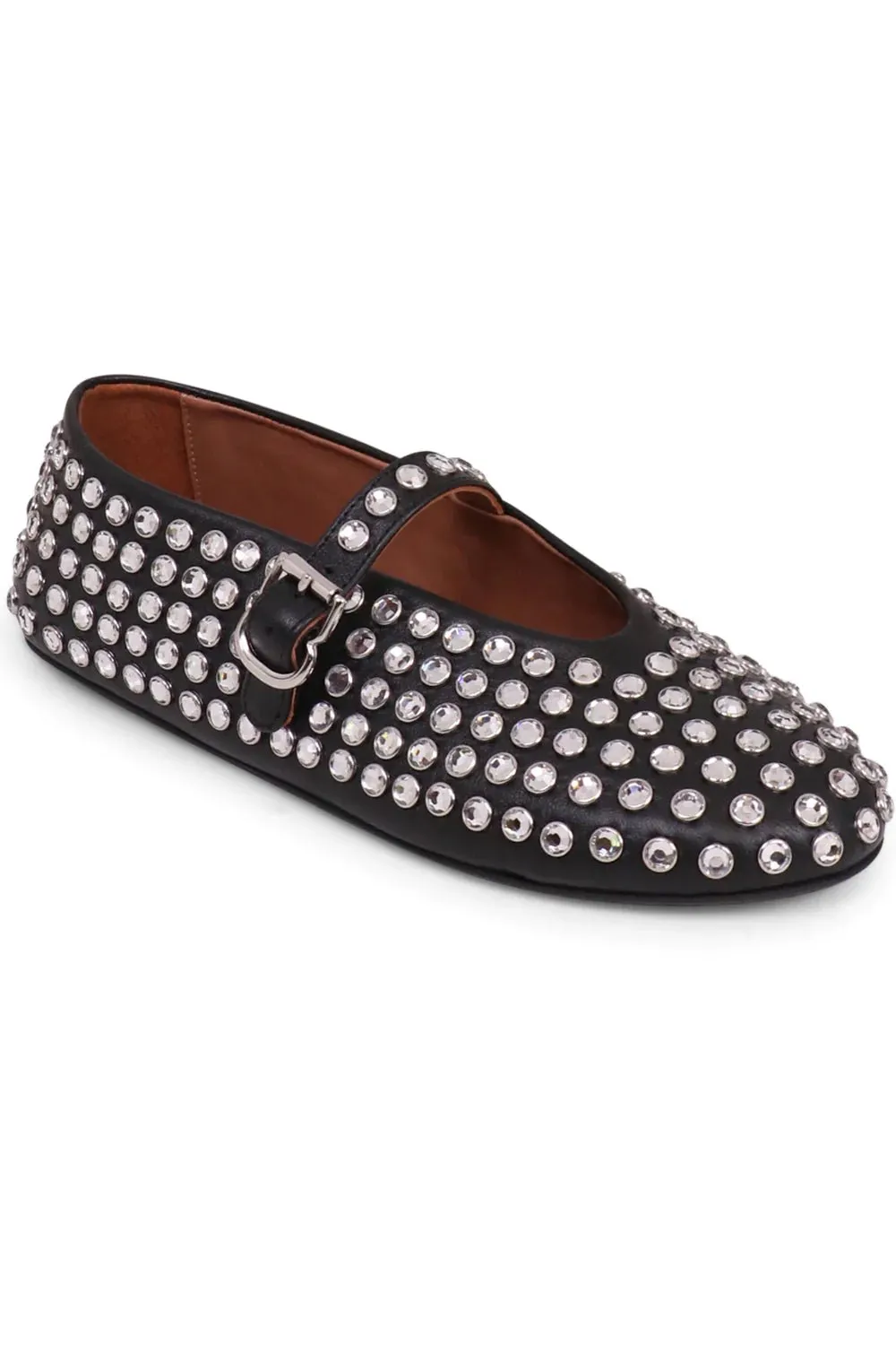 Rivet Crystal Women Loafers - Casual Ballet Flats - Buy Online Now