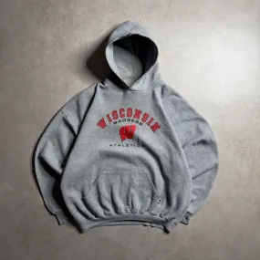 Russell Athletic Grey Wisconsin Badgers Hoodie - 2XL