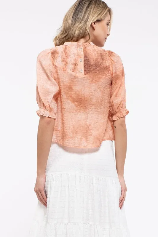 Rust-colored Blouse