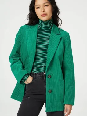 Sacs of Ashbourne   Fabienne Chapot Leonard Cord Blazer-Feeling Green