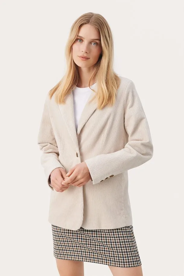 Sacs of Ashbourne   Part Two Chrisanne Cord Blazer Perfectly Pale