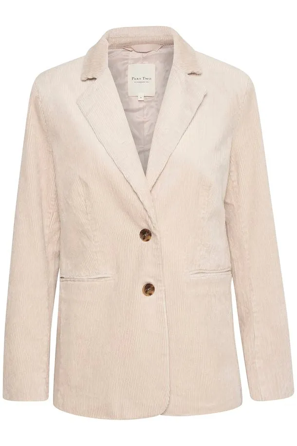 Sacs of Ashbourne   Part Two Chrisanne Cord Blazer Perfectly Pale