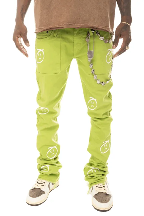 Sadboy Slimetime Stacked Denim