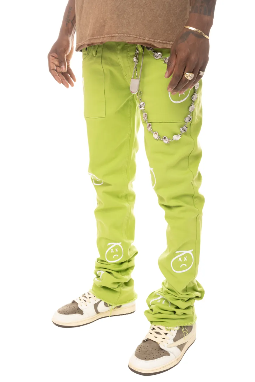 Sadboy Slimetime Stacked Denim