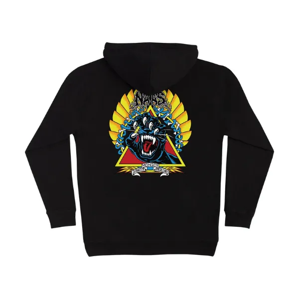 Santa Cruz Natas Screaming Panther Hoodie - Black