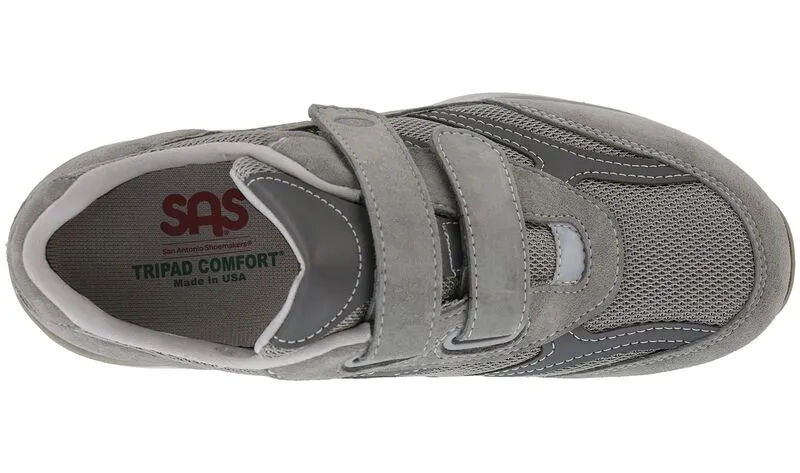 SAS Men's Gray Mesh Active Sneaker