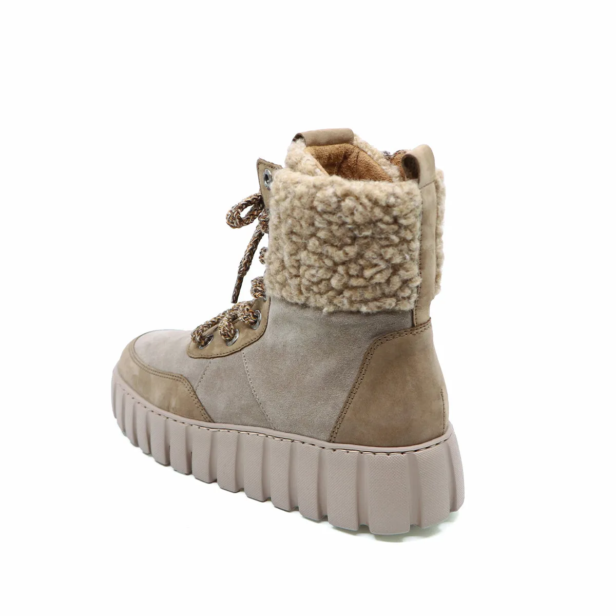 Schnee Dark Beige Ultra Light Platform Boots