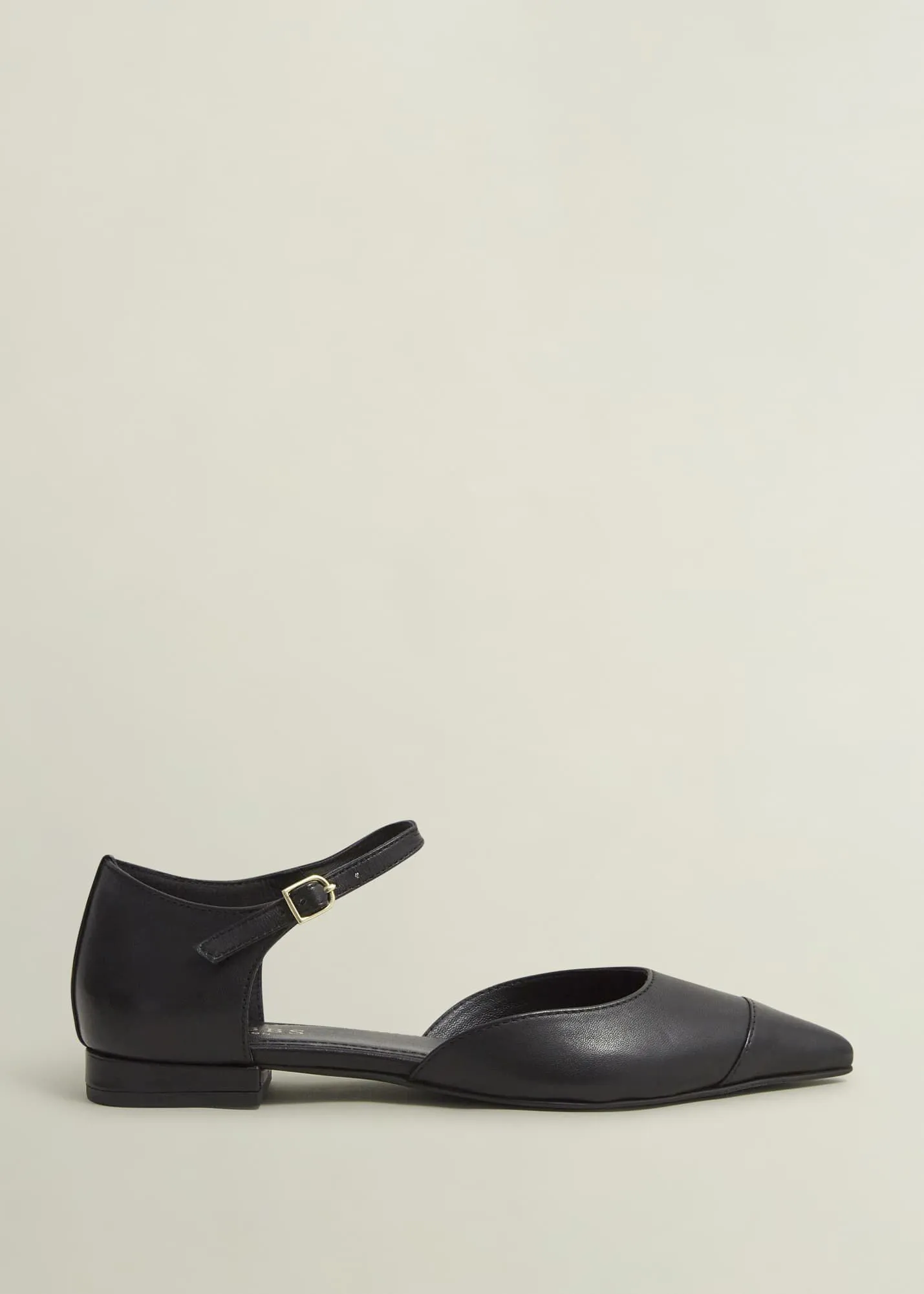 Seren Leather Flats 