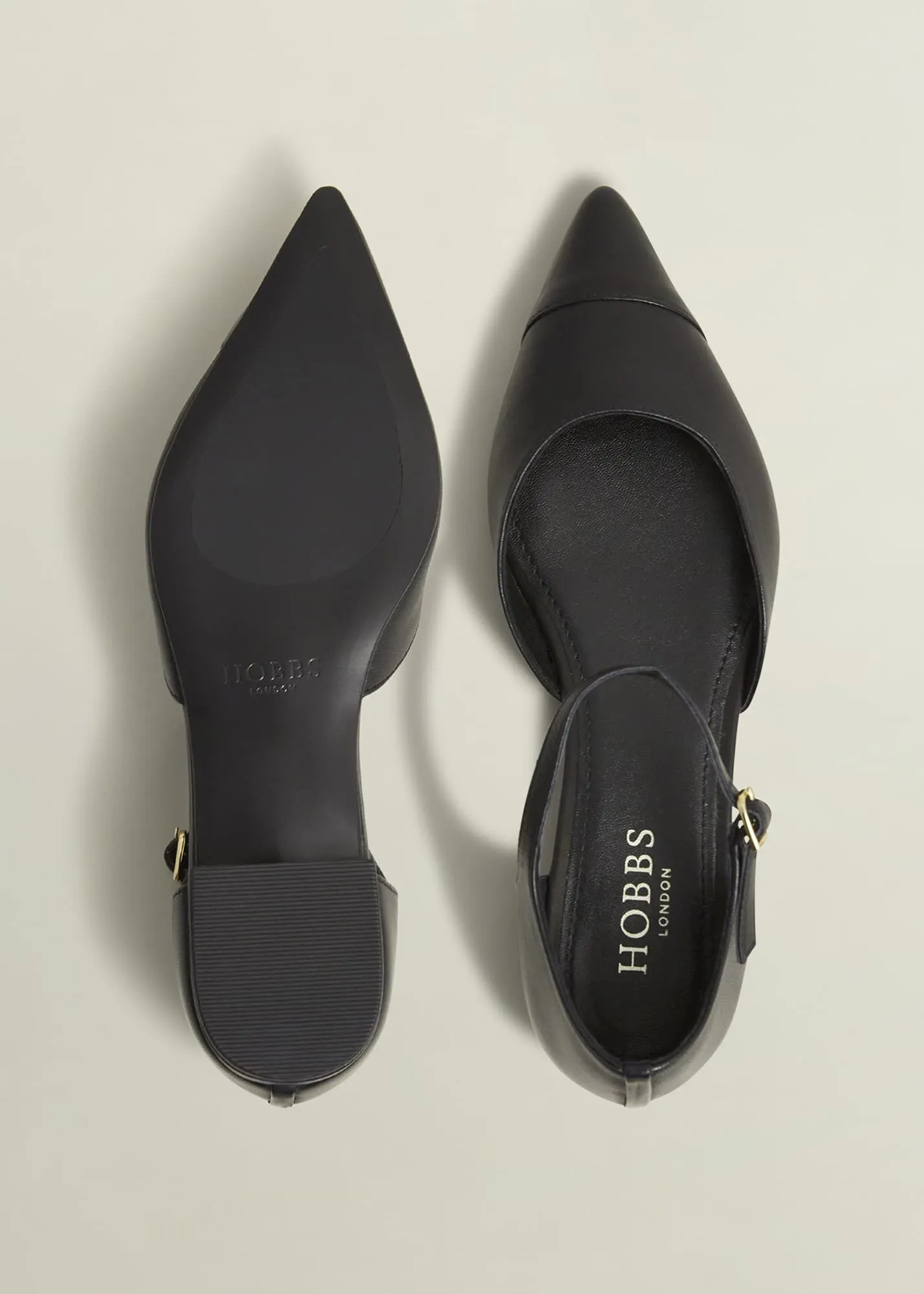 Seren Leather Flats 