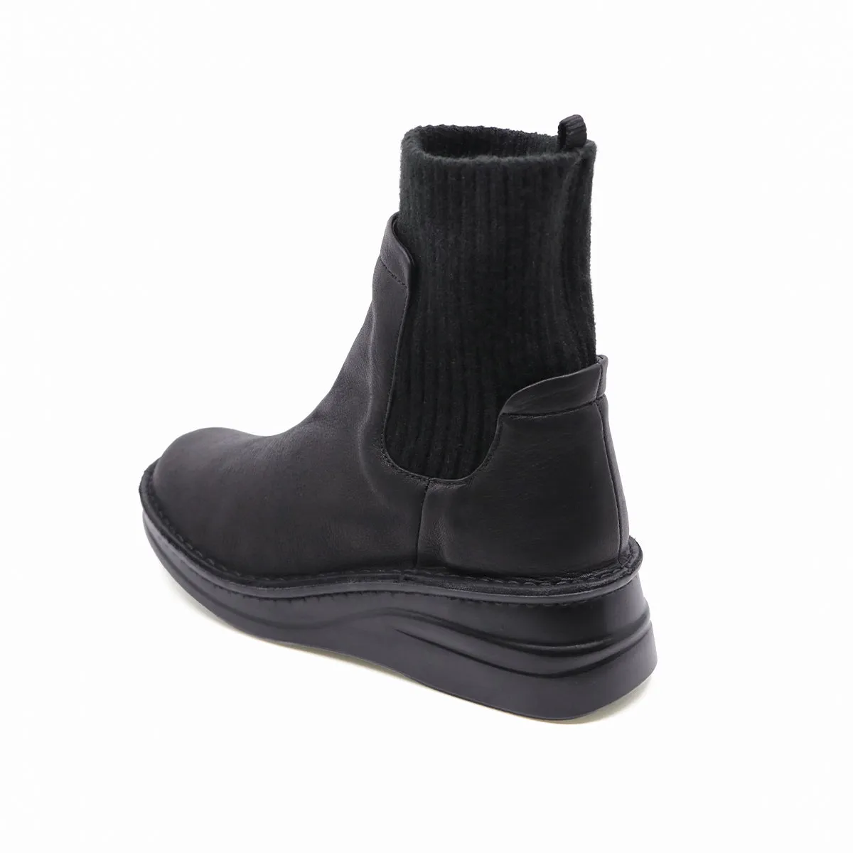 Setsu Black Real Support Sock Boots