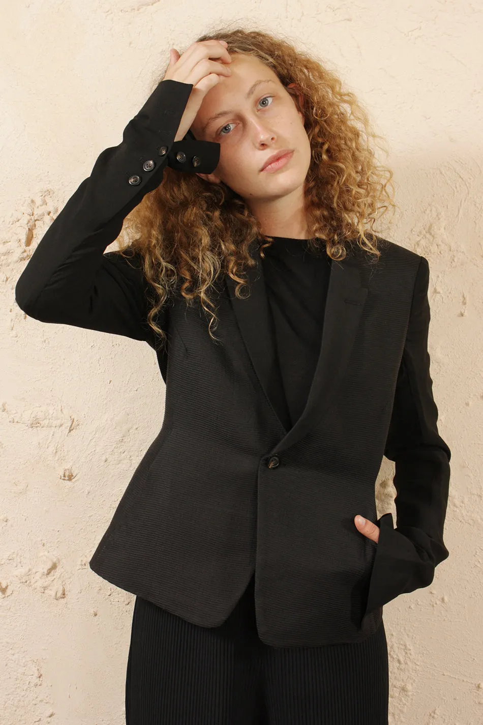 Short Tuxedo Blazer