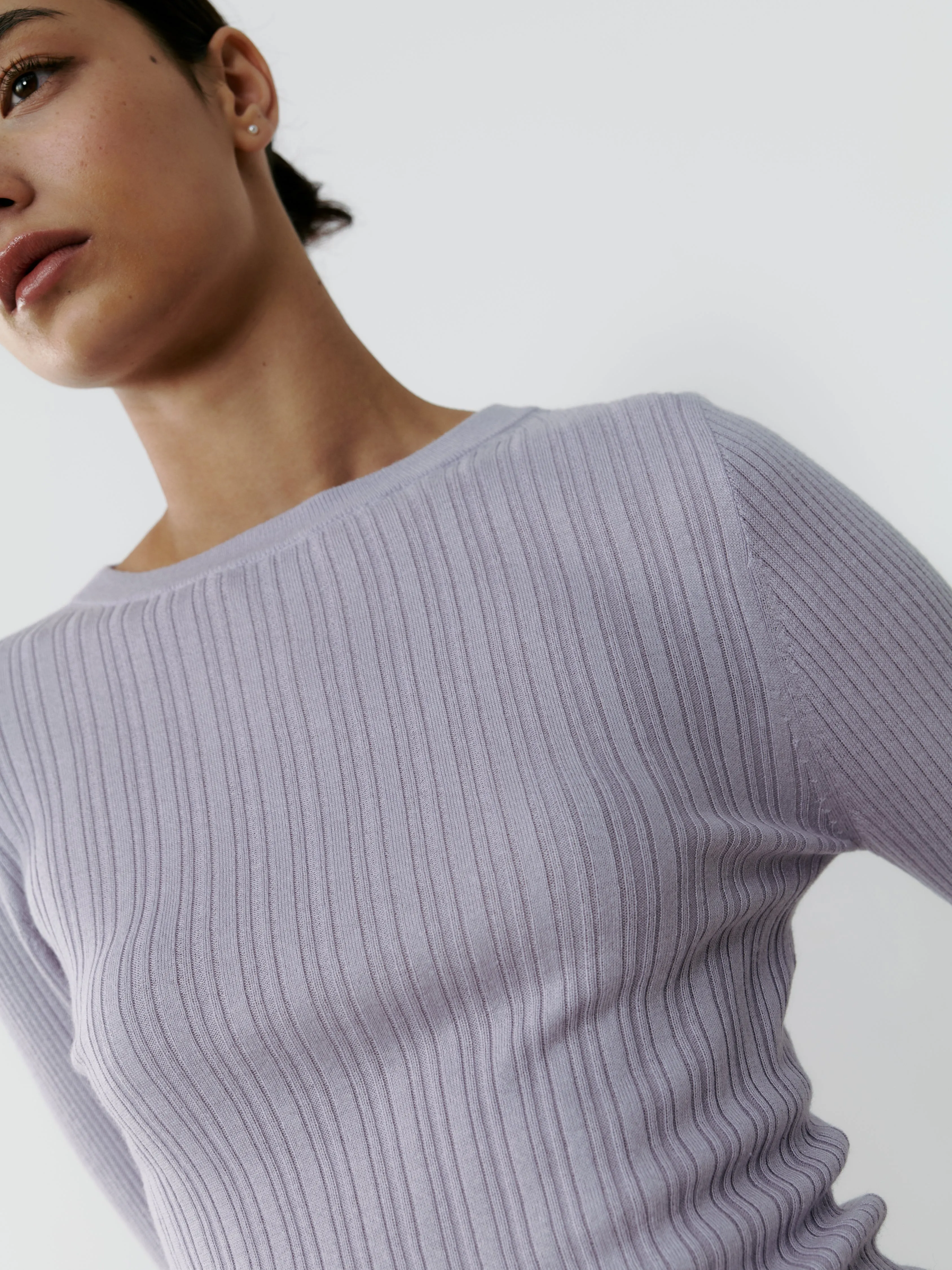 silk boatneck top - Helios