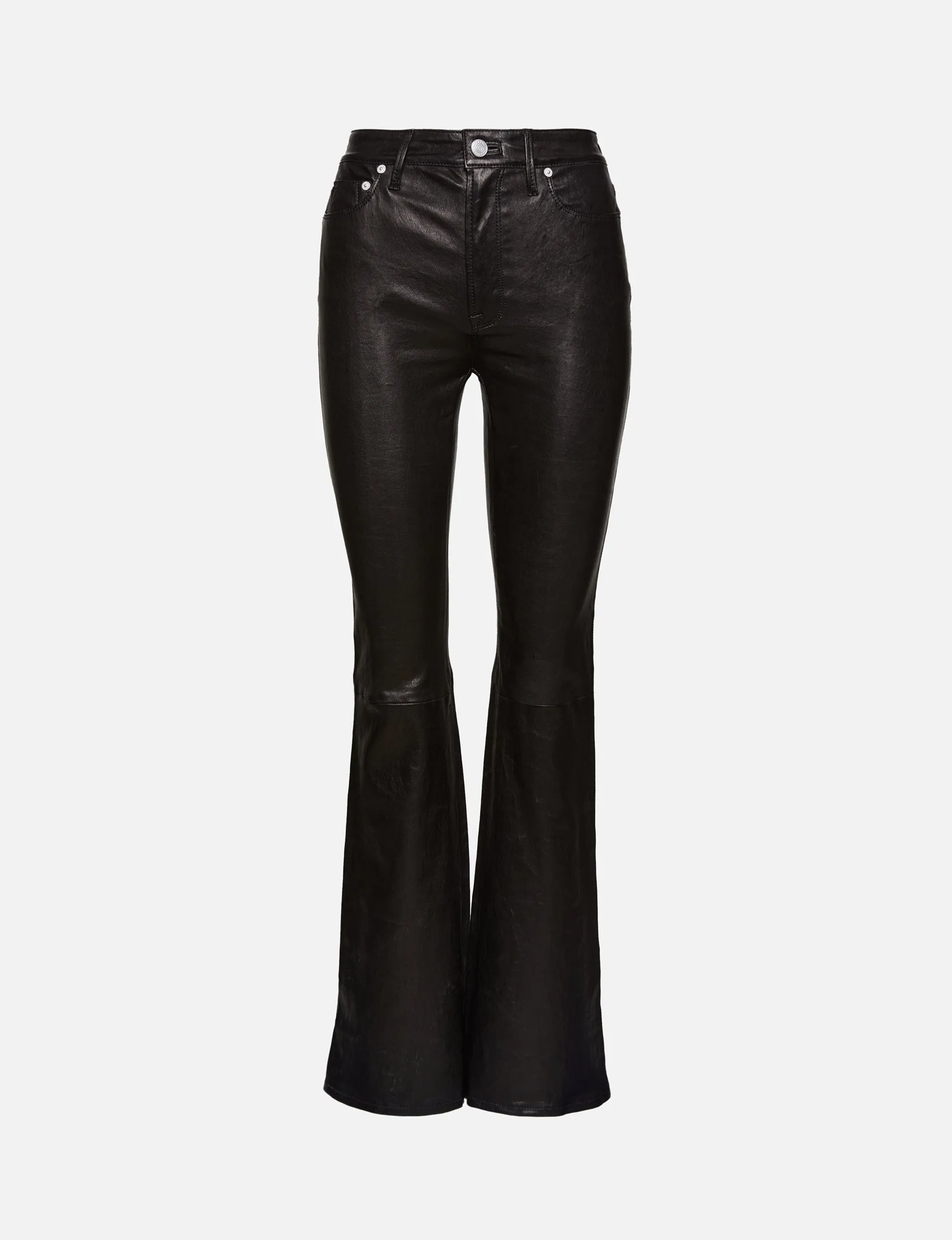 Slim Leather Pants