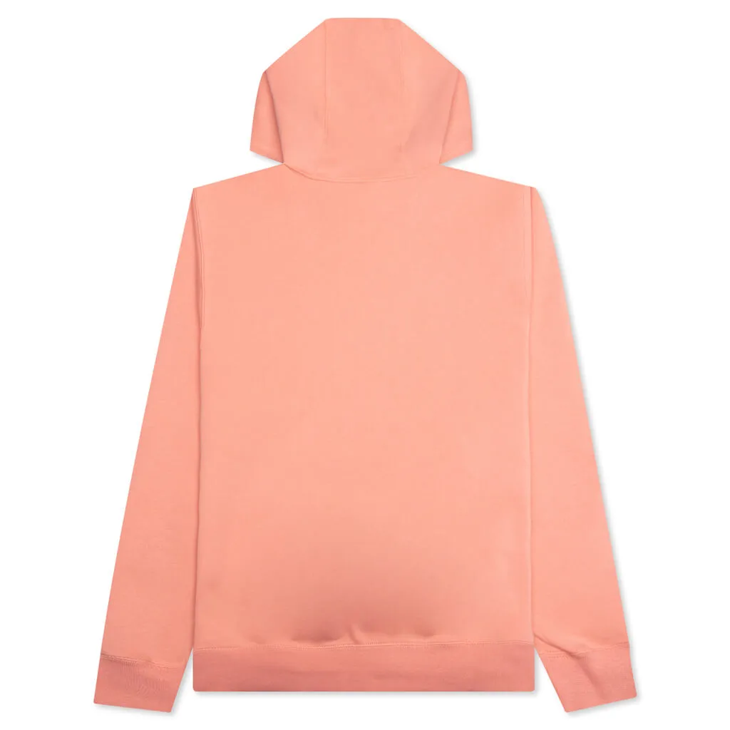 Sportswear Club Fleece Pullover Hoodie - Light Madder Root/White | Buy Now