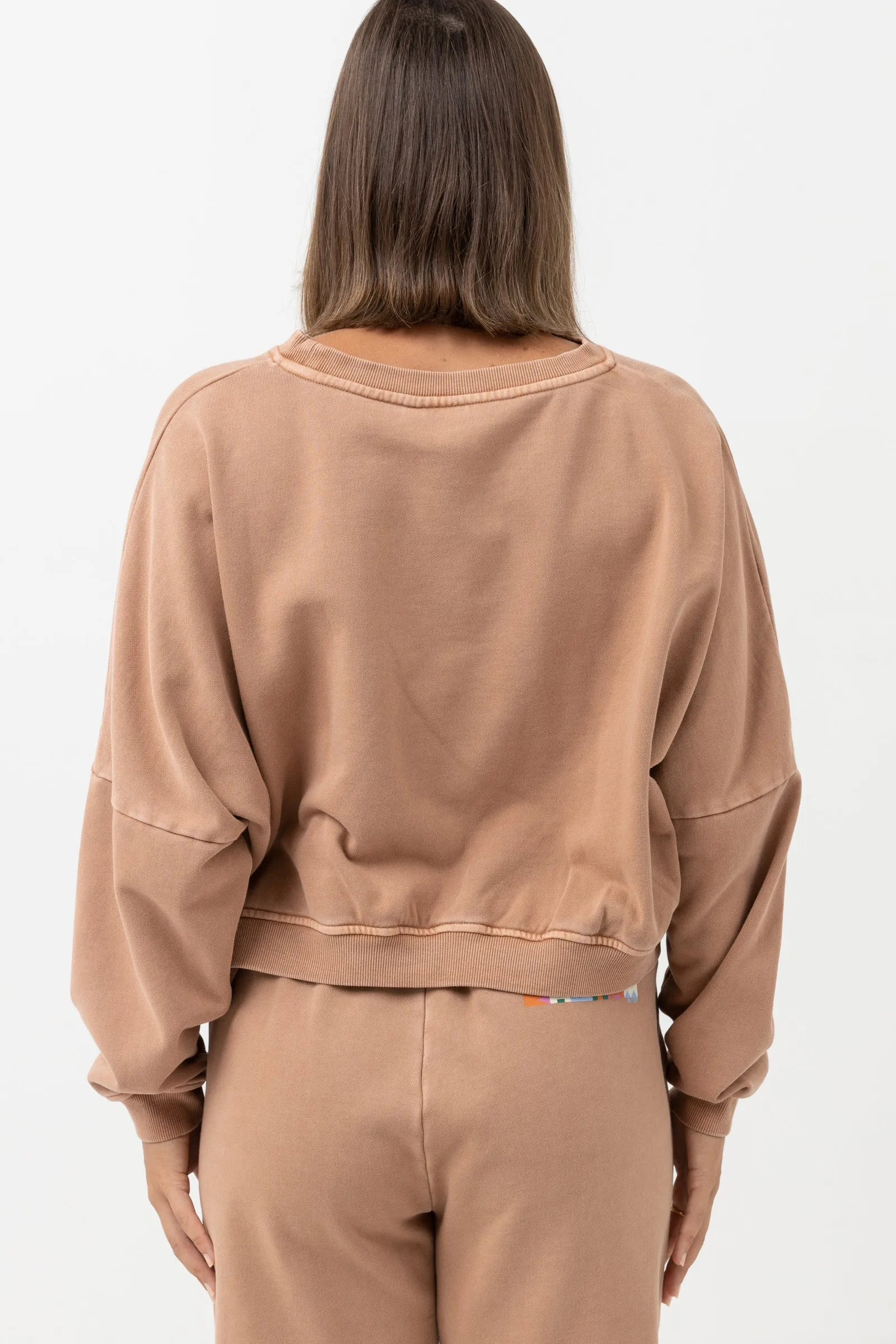 Stacked Fleece Caramel -  Top choice for cozy and stylish slouchy fit.