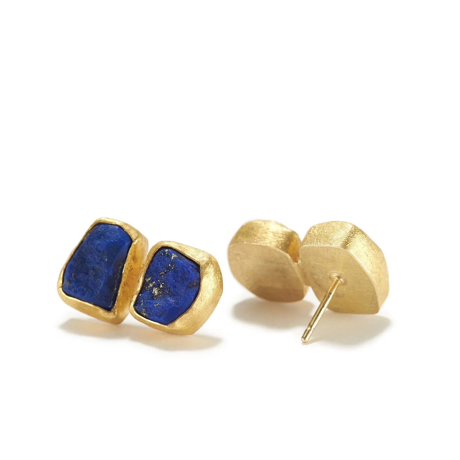 Stacked Lapis Earrings