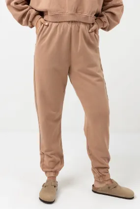 Stylish Caramel Stacked Track Pant