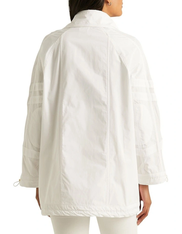 Taffeta Windbreaker in White