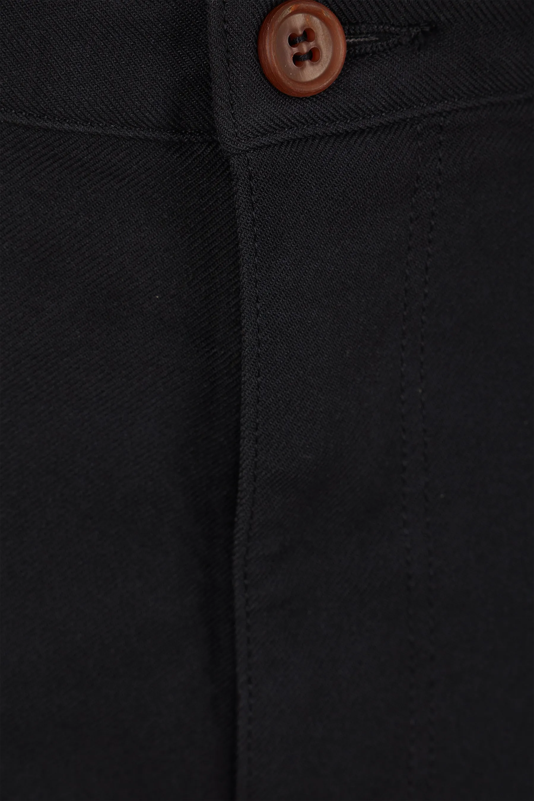 Technical twill zip-up pants