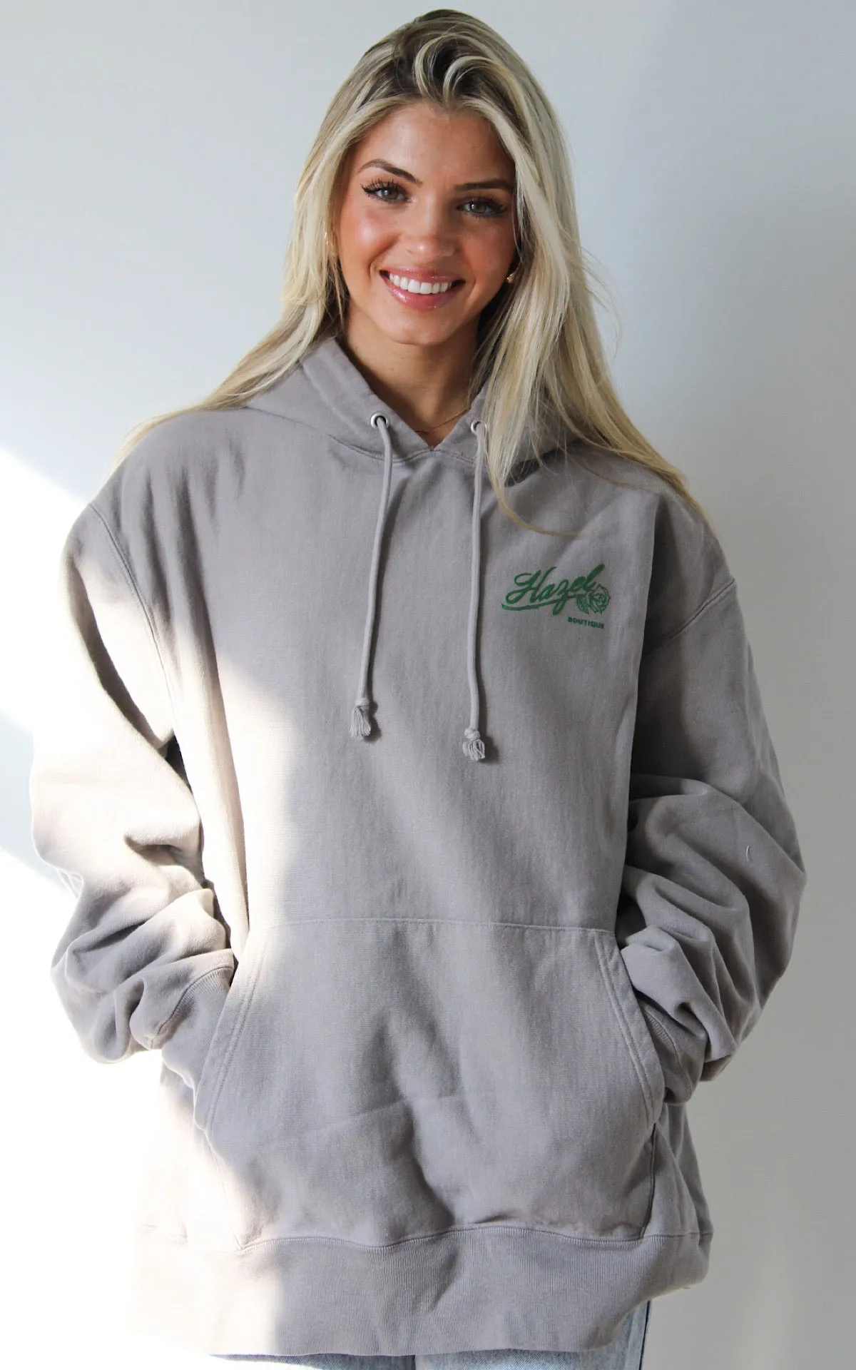 The HB Essential Hoodie // Cement