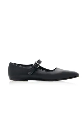 The Row Ava Leather Flats